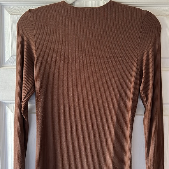 Stillwater L/S Chocolate Rib Cotton Maxi M - Picture 9 of 11